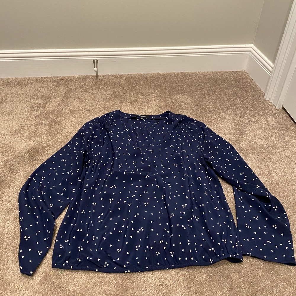 Madewell silk blouse